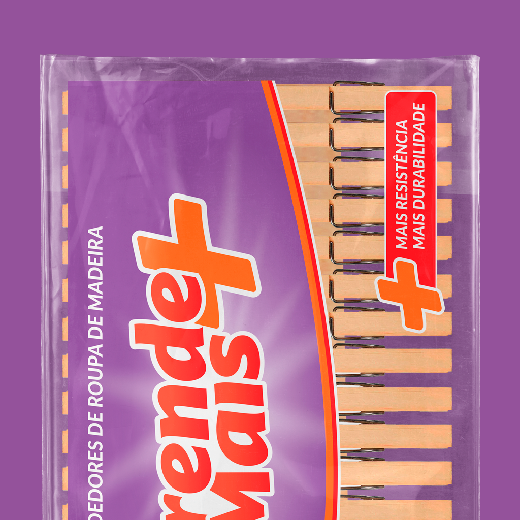 Prendedor de Madeira 36un