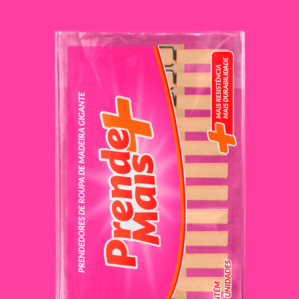 Prendedor de Madeira Gigante 12un